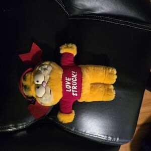 Yellow and Red Stuffed Animal Toy